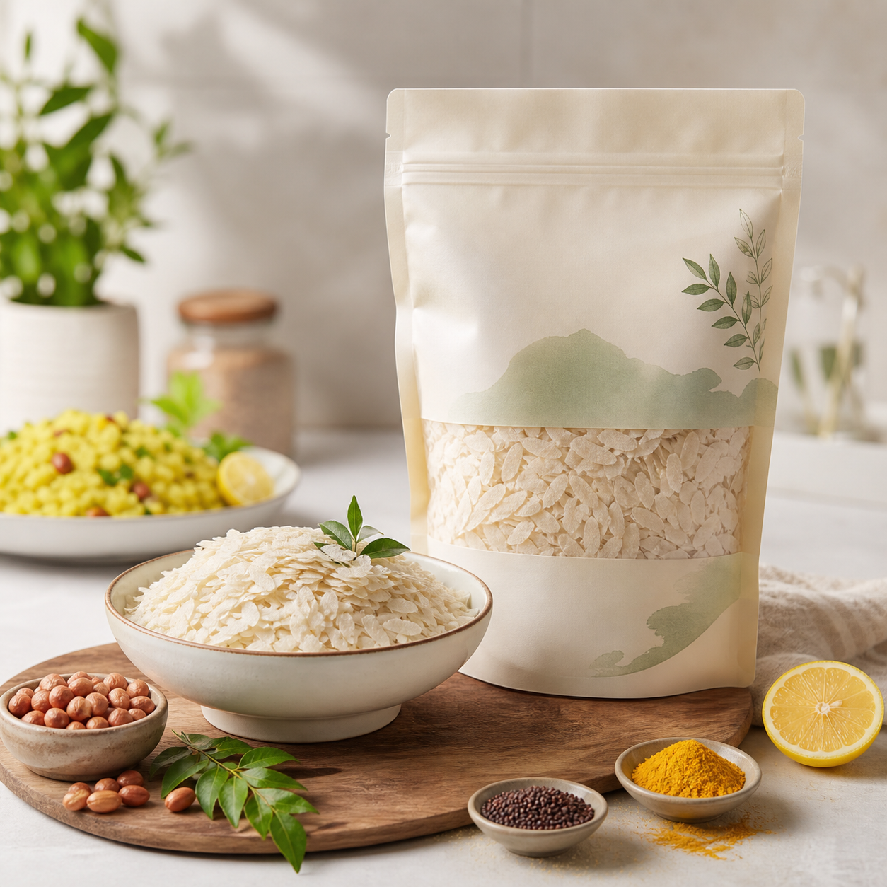 Premium poha product pack