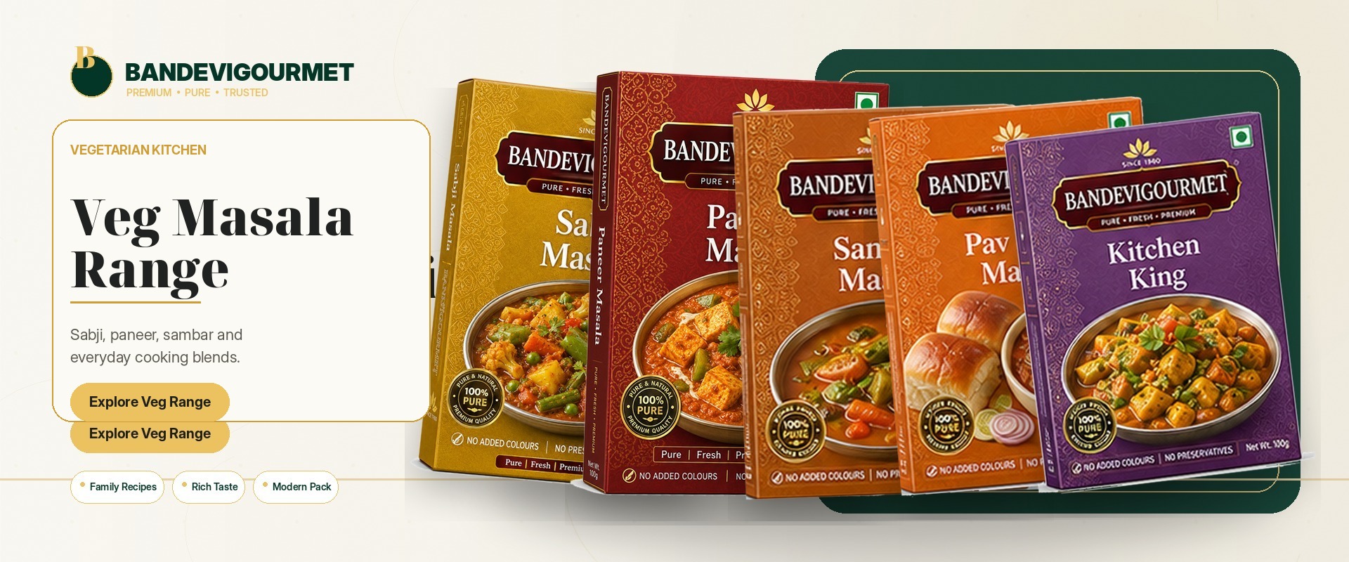 BandEvi Gourmet vegetarian kitchen classics