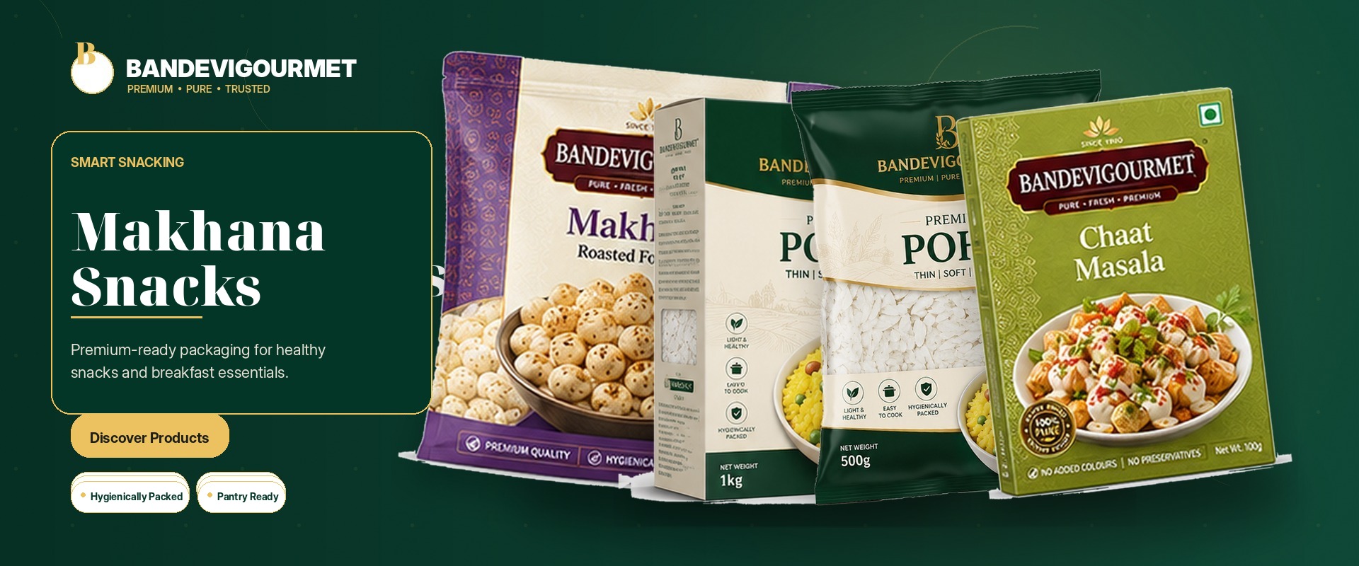 BandEvi Gourmet makhana and daily staples